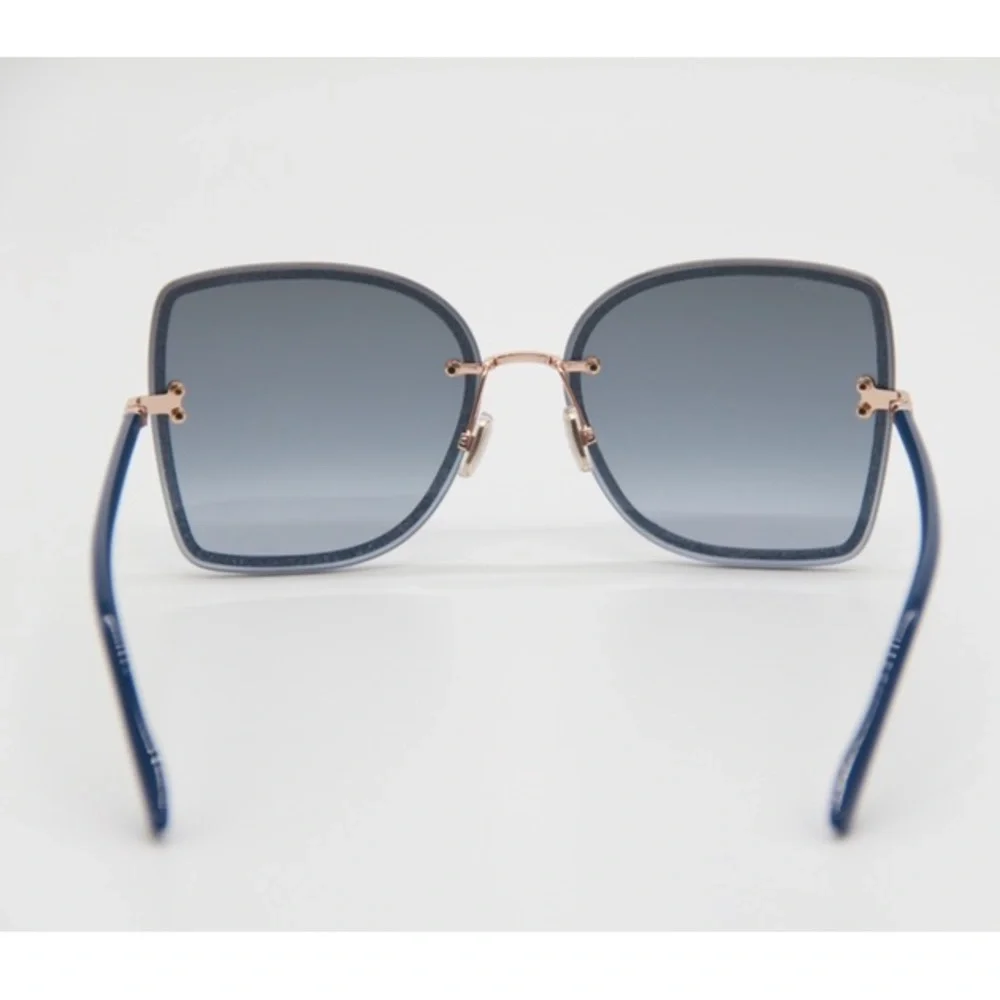 NEW JIMMY CHOO SUNGLASSES JIMMY CHOO LETI/S LKS BLUE WOMEN’S EYEWEAR JIMMY CHOO - Picture 7 of 11